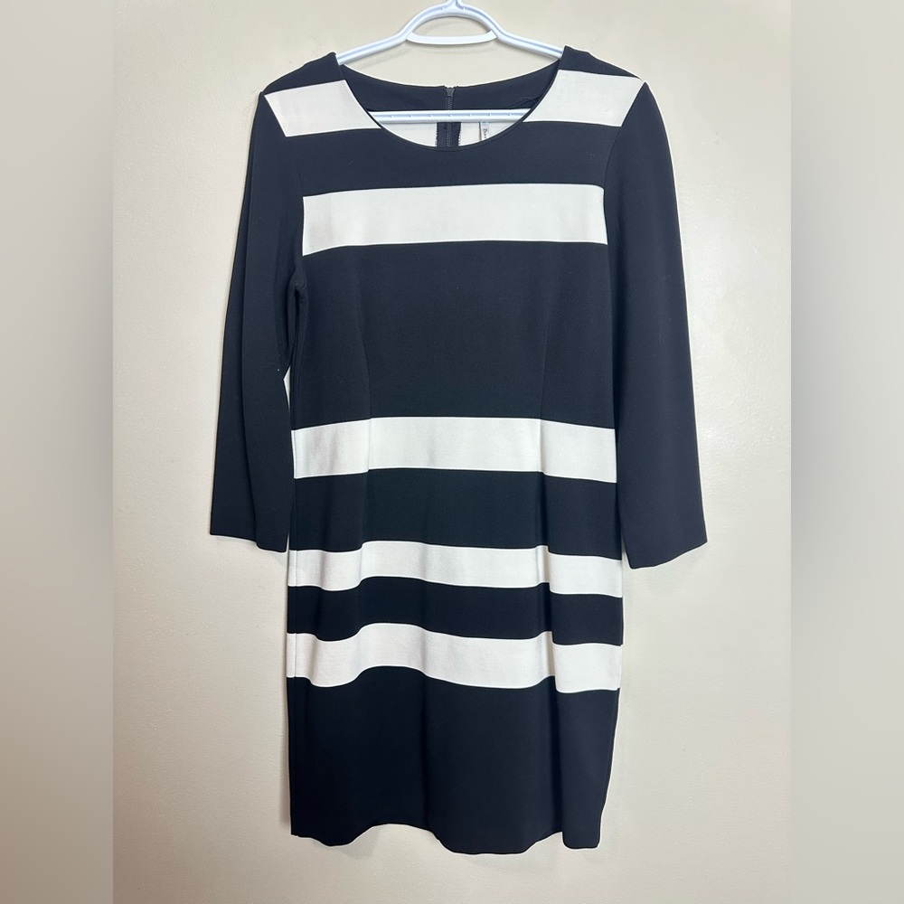 Part two Size M Black and White Striped Dress